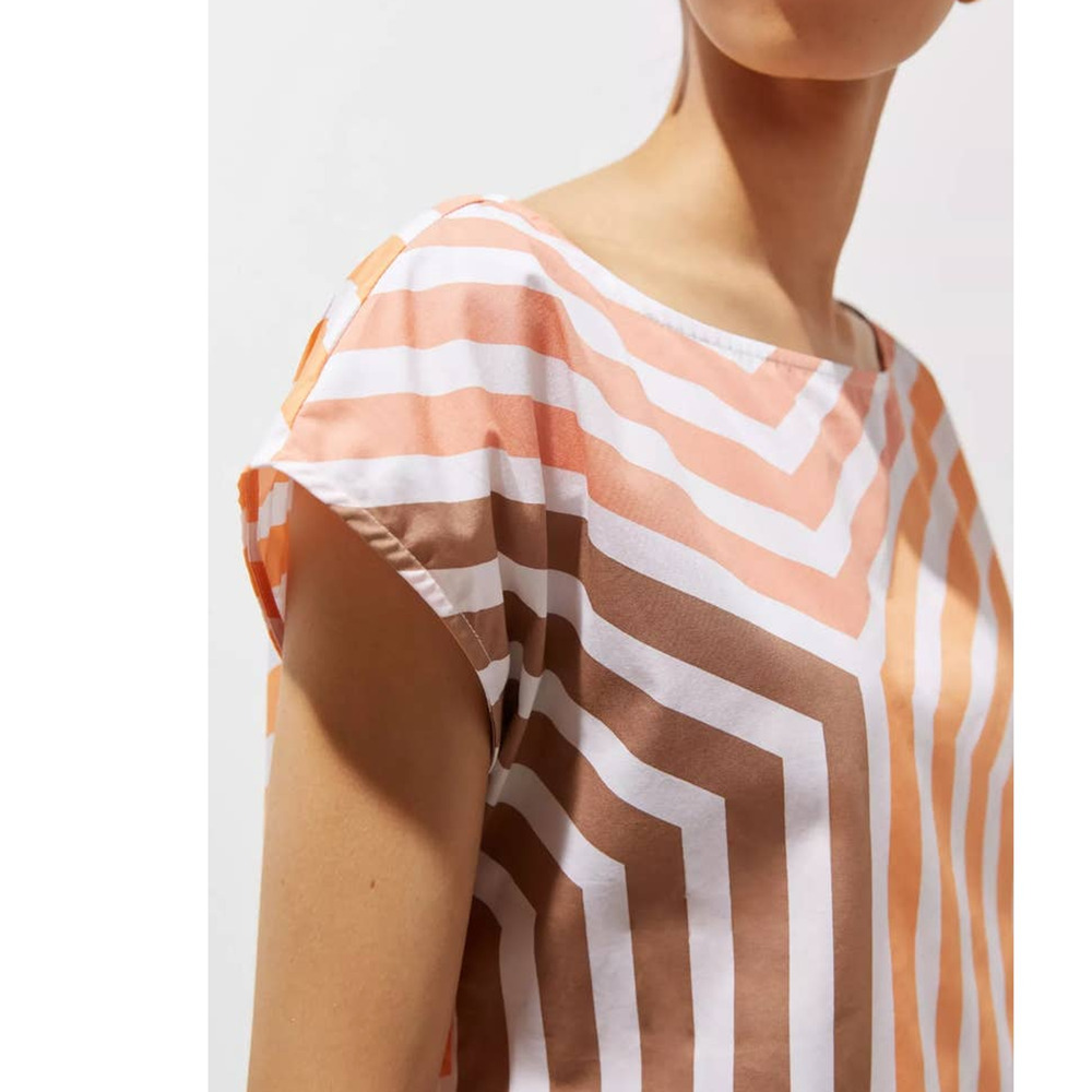 New Peter Som for Anthropologie Geo Striped Blouse $120 Medium - Picture 3 of 4